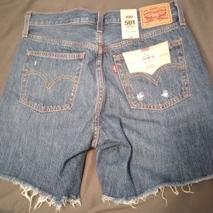 Levi's cut off shorts